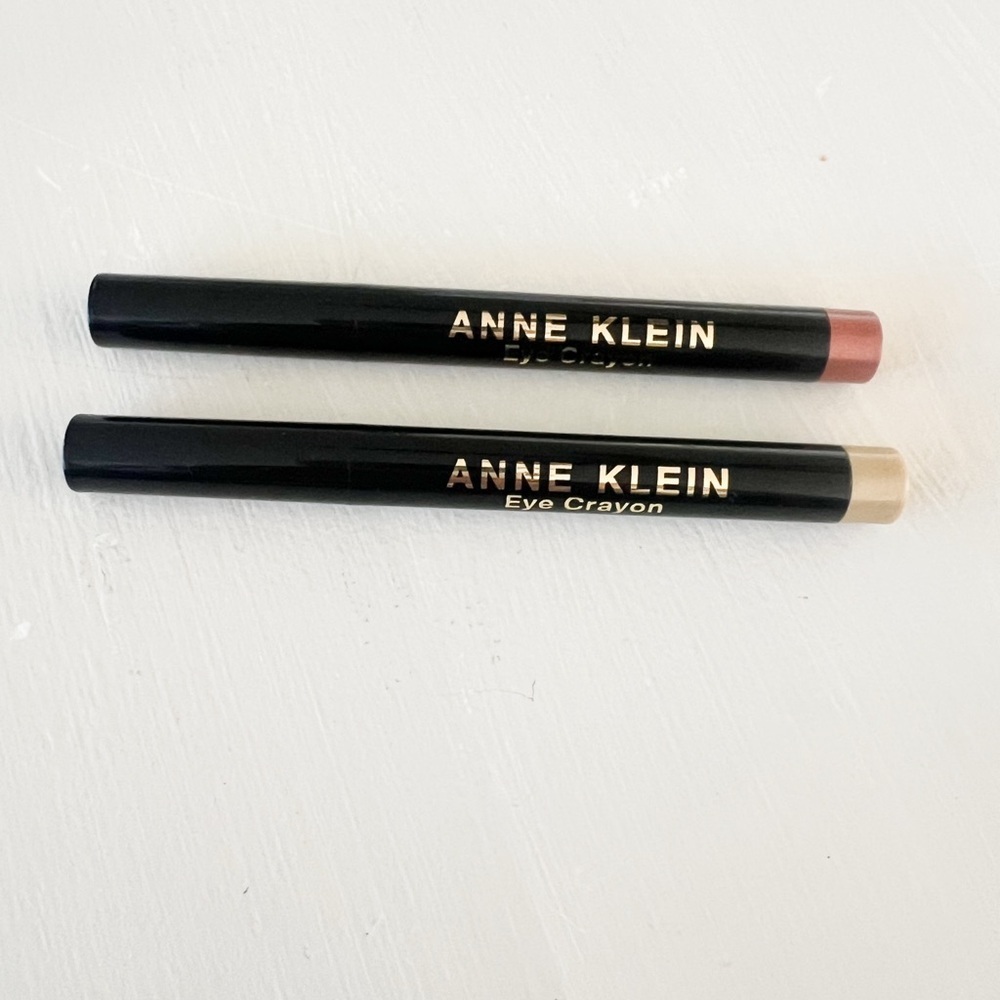NWT Anne Klein Eyeshadow Crayon Duo Champagne & Allure Shimmer Eye Color - Picture 2 of 3